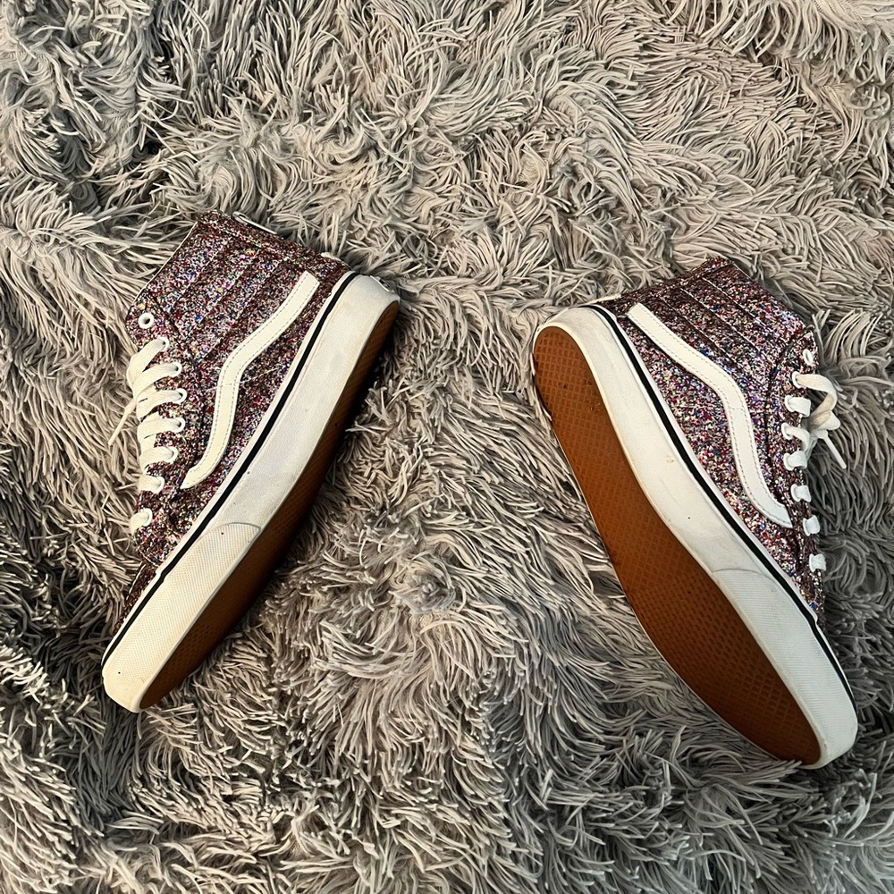Multicolor Glitter Vans